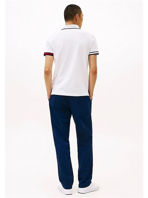 Polo slim fit con dettagli iconici Tommy Hilfiger | MW0MW38458YBR.YBR